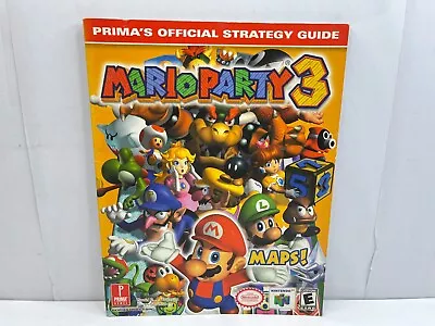 Mario Party 3 Prima's Official Strategy Guide Book 2000/2001 Nintendo 64 N64 • $90
