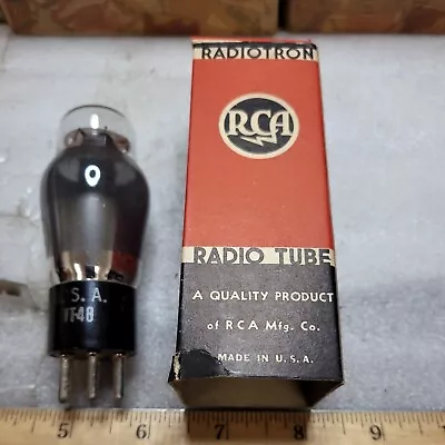 $15 • Buy RCA Type 41 Vacuum Tubes (1) Gray Glass VT-48 NEW OLD STOCK