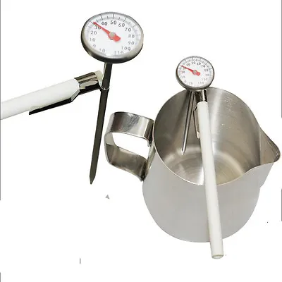 $6.99 • Buy Instant Read Coffee Cooking Milk Frothing Pocket Thermometer 1  Face Dial