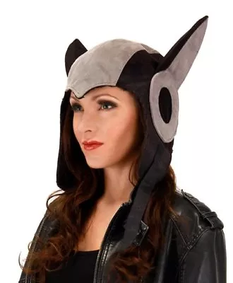 SteamPunk AeroCat Black And Grey Ultra-Suede Cosplay Aviator Hat NEW UNWORN • $17.99