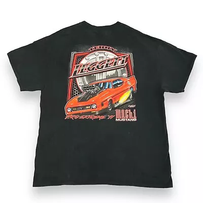 Terry Leggett Ford Mach 1 Mustang Drag Racing T-shirt Size XL • $29.95