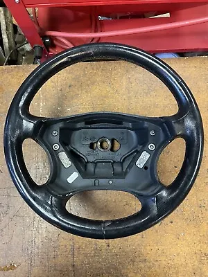 05-07 Mercedes W203 C230 C350 4 Spoke Steering Wheel Leather Black OEM • $150