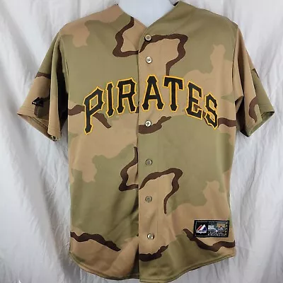 Majestic Pittsburgh Pirates #22 Andrew McCutchen Camouflage Jersey Size Medium • $74.99