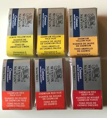 Winsor & Newton Cotman Watercolour WHOLE PANS X 6  (Series 1)  - NEW • £10.50