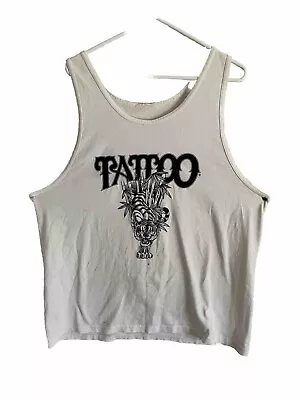 Rare Vintage Tattoo Magazine Tank Top Shirt Xl • $14.95