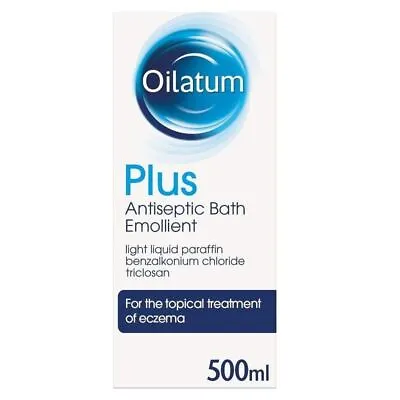 £15.58 • Buy Oilatum Plus Antiseptic Bath Emollient Eczema Skin Liquid Paraffin Bottle 500ml