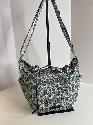 Vera Bradley Hadley On The Go Satchel Crossbody In Paisley Stripes • $15