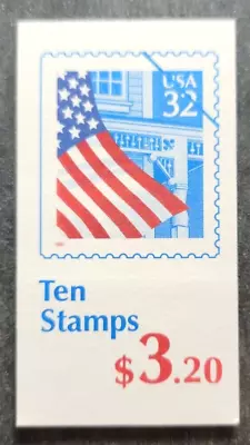 Scott #BK225 Flag Over Porch Complete Booklet Of 10 Stamps - MNH • $3.82