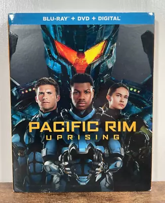 Pacific Rim Uprising (Blu-ray+DVD+Digital 2018) With Slip Cover New • $9.95