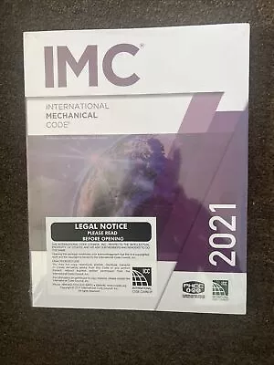 2021 International Mechanical Code (IMC) International Code Council (ICC) NEW • $42.99