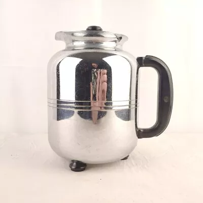 VTG Westinghouse Chrome Automatic Vacuum Coffee Maker No. CM-71 Carafe+Top WORKS • $40