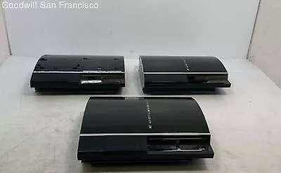 Lot Of 3 Sony PlayStation 3 2-CECHA01 And 1-CECHE01 Video Game Console • $36