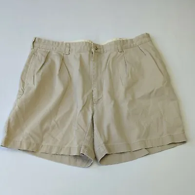 $16.87 • Buy Polo Ralph Lauren Mens Beige Chino Andrew Shorts Size 40 Flat Front Casual