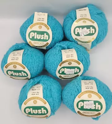 Lot Of 5 BERROCO Gold Plush Yarn Light Blue Color 1924 Dye Lot 78 BRAND NEW • $27.99