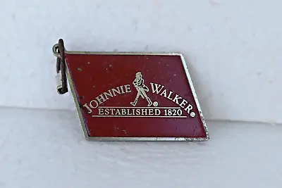 Vintage Johnnie Walker Red Label Old Scotch Whisky Advertising Keychain Metal F1 • $90.83