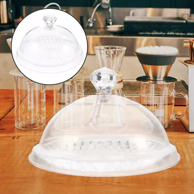  Cake Pan Pp Stand Table Food Plate With Lid Clear Dessert Tray • £9.88
