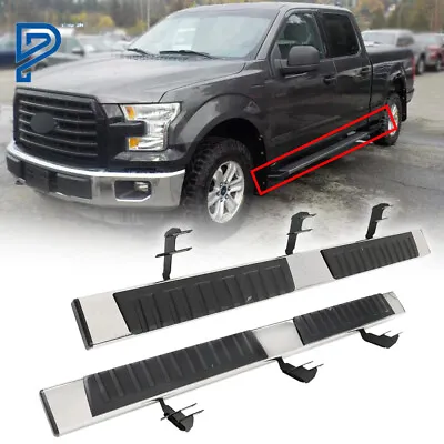 Running Boards Side Step Nerf Bars S/S For 2015-2022 Ford F-150 Super Crew Cab • $138.99