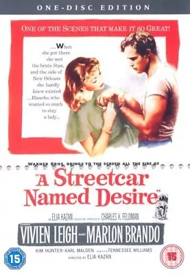 A Streetcar Named Desire [DVD] [1951] - DVD  N6VG The Cheap Fast Free Post • £3.49