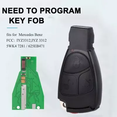 IYZ 3312 Smart Remote Key Fob 3 Button 433Mhz For Mercedes Benz W169 W202 W203 • $23.65