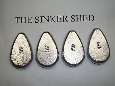 8 Oz No Roll Slip Sinkers  - Quantity Of 6/12/25/50/100/250 - FREE SHIPPING • $21.99