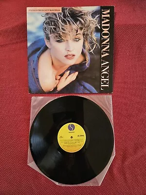 MADONNA - ANGEL / INTO THE GROOVE - SIRE RECORDS 12  SINGLE Vinyl VG/NM • $11.99