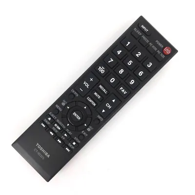 $6.74 • Buy New CT-90325 For Toshiba LED TV Remote Control 50L2200U 37E20 22AV600 32C120U