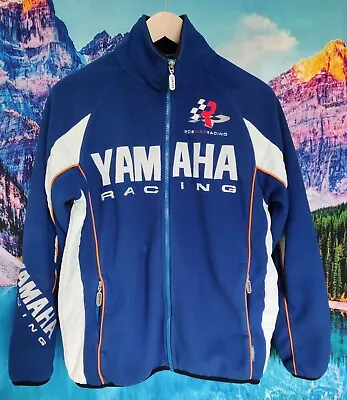 Official Rob Mac Racing Yamaha Embroidered Fleece Jacket Blue  Size Xs  🏁vgc🏁 • £34.95