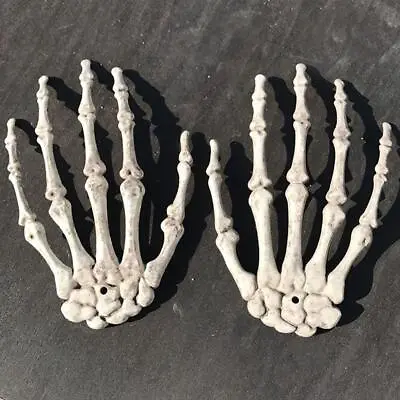 Halloween Resin Skeleton Hands Realistic Fake Human Hand Bone Party Home Decor • £5.53
