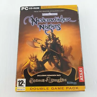 Neverwinter Nights & Shadows Of Undentride Expansion Pack Gold Edition D8 • $19.95