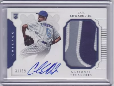 2016 National Treasures #162 Carl Edwards Jr Patch Auto 31/99 Jersey CJ C.J. • $29.99