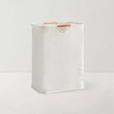 Laundry Basket Collapsible Laundry Hamper With Wooden Handle Large New • $30.44