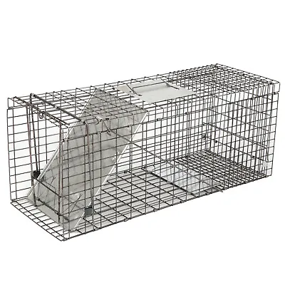 32  Animal Trap Steel Cage Humane  For Live Rodent Control Rat Squirrel Raccon • $33.58