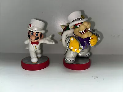 $60 • Buy Mario & Bowser Nintendo Amiibo Super Mario Odyssey Wedding Switch