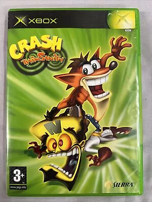 CRASH TWINSANITY - Original XBOX - PAL - Manual Included - Good Condition • £14.99