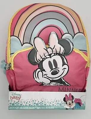 Disney Baby Minnie Mouse Insulated Backpack With Harness 18M+ NIB! • $24.75