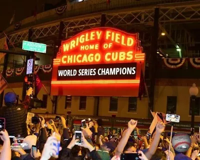 Wrigley Field Chicago Cubs 2016 World Series 8x10 Photo File Photo #2 • $4.99