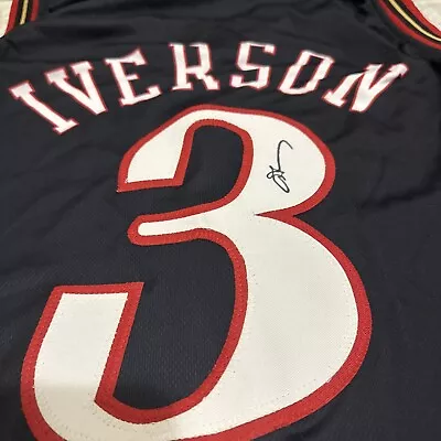 Allen Iverson 76ers Jersey Sz XL Signed AUTOGRAPHED • $120