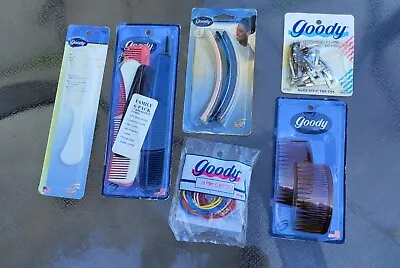 Vintage GOODY Lot Of Combs - Pony - Clips - Etc.  Made In USA • $79.99