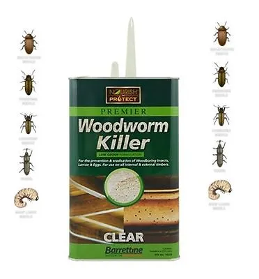 £9.99 • Buy Brand New Woodworm Killer Fast And Effective Treatment For Wood-Worm 250ml