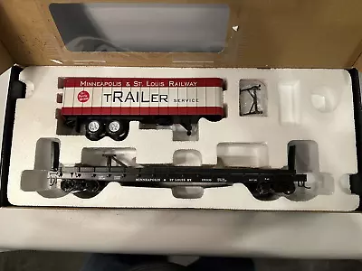 New O Scale Weaver 50' Flat With 35' Trailer • $89