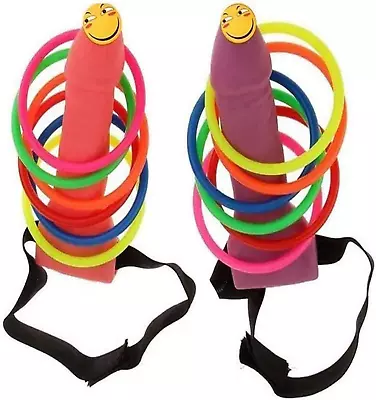 2Pcs Bachelorette Party Favor Night Party Ring Toss Game Party Games Hen Girl... • $34.78