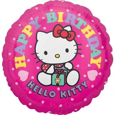 HELLO KITTY #2 Edible Birthday Cake Icing Sheet Topper Decoration Round Image • $9.99