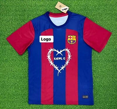 Limited Edition Karol G X FC Barcelona Home Shirt 23/24 - Custom • $59.99