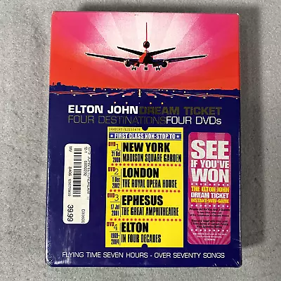 Elton John - Dream Ticket (DVD 2005 4-Disc Set) New • $17.99