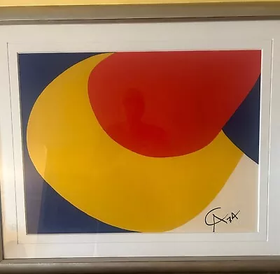 Convection (Braniff Flying Colors) 1974 Ltd Ed Lithograph Alexander Calder  • $999