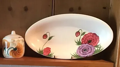 RADFORD FLORAL CHINA DISH & 1950’s PRESERVE POT. Read Description • £3.99