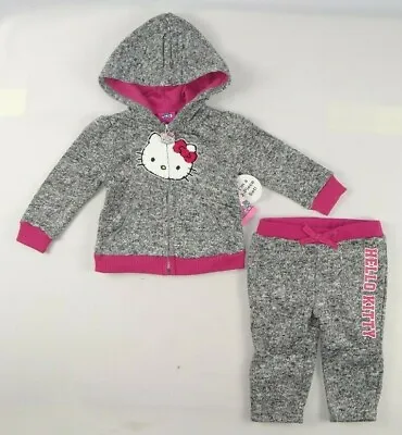 Hello Kitty Baby Girls Set Hoodie And Pants Set Size 6/9 Months • $26