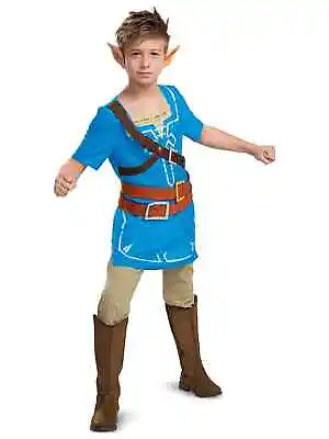 Link Classic The Legend Of Zelda Breath Of The Wild Video Game Boys Costume • $80.95