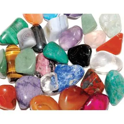 £3.95 • Buy 50g Mixed African 10-20mm Healing Crystals Tumble Stones Chakra Gemstone Mineral