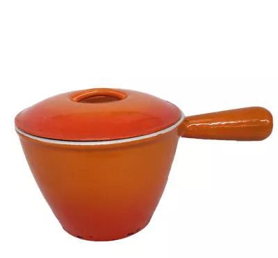 Le Creuset 2 France Skillet Orange With Lid  • £15